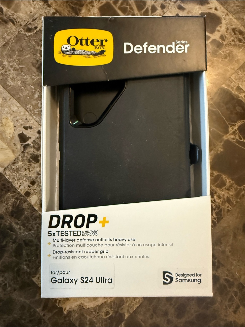 New OtterBox Defender Series Case for Samsung Galaxy S24 Ultra Black
